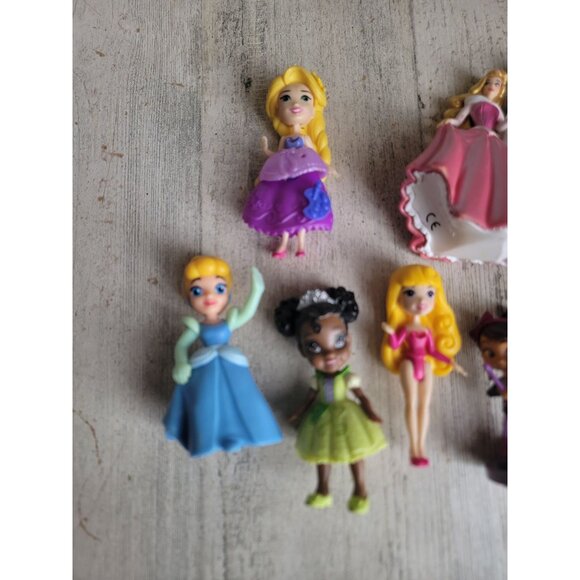 Disney mix princess prince variety toy set xmas tangled pluto rapunzel - Picture 2 of 8